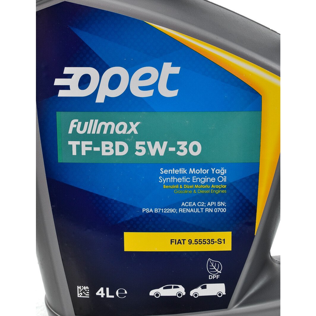 Моторное масло Opet FullMax TF-BD 5W-30 4 л на Toyota Sequoia