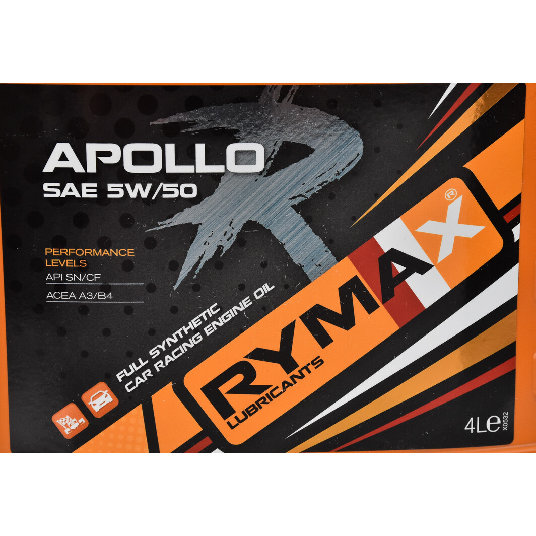 Моторное масло Rymax Apollo R 5W-50 4 л на Acura RSX
