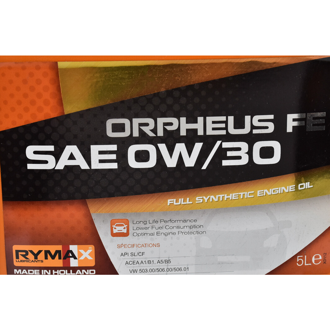 Моторна олива Rymax Apollo FE (Orpheus FE) 0W-30 на Opel Vectra