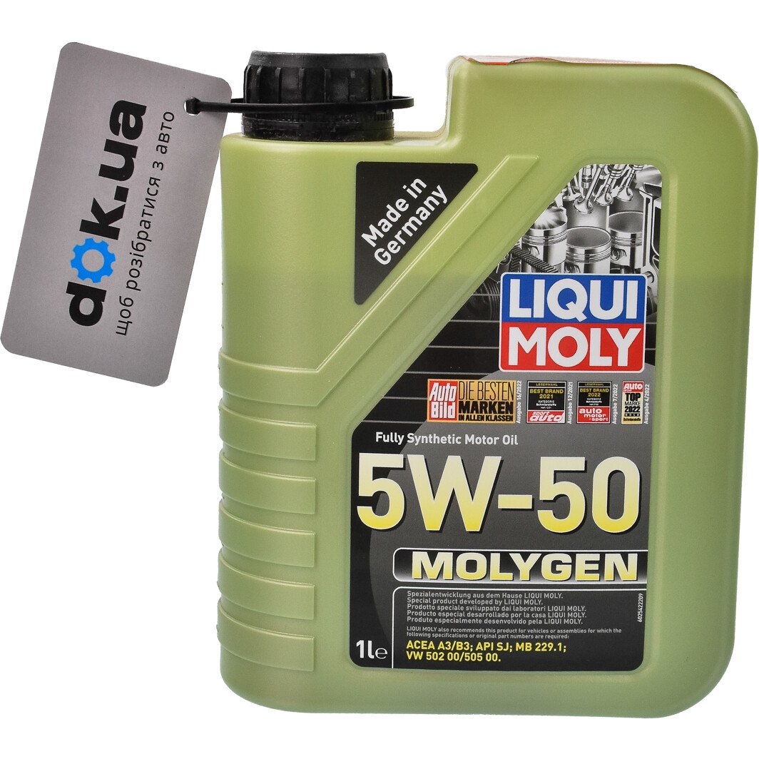 Моторна олива Liqui Moly Molygen 5W-50 1 л на Renault Fluence