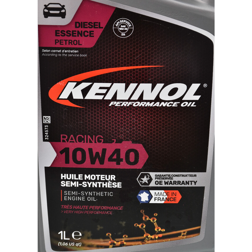 Моторное масло Kennol Racing 10W-40 1 л на Kia Retona
