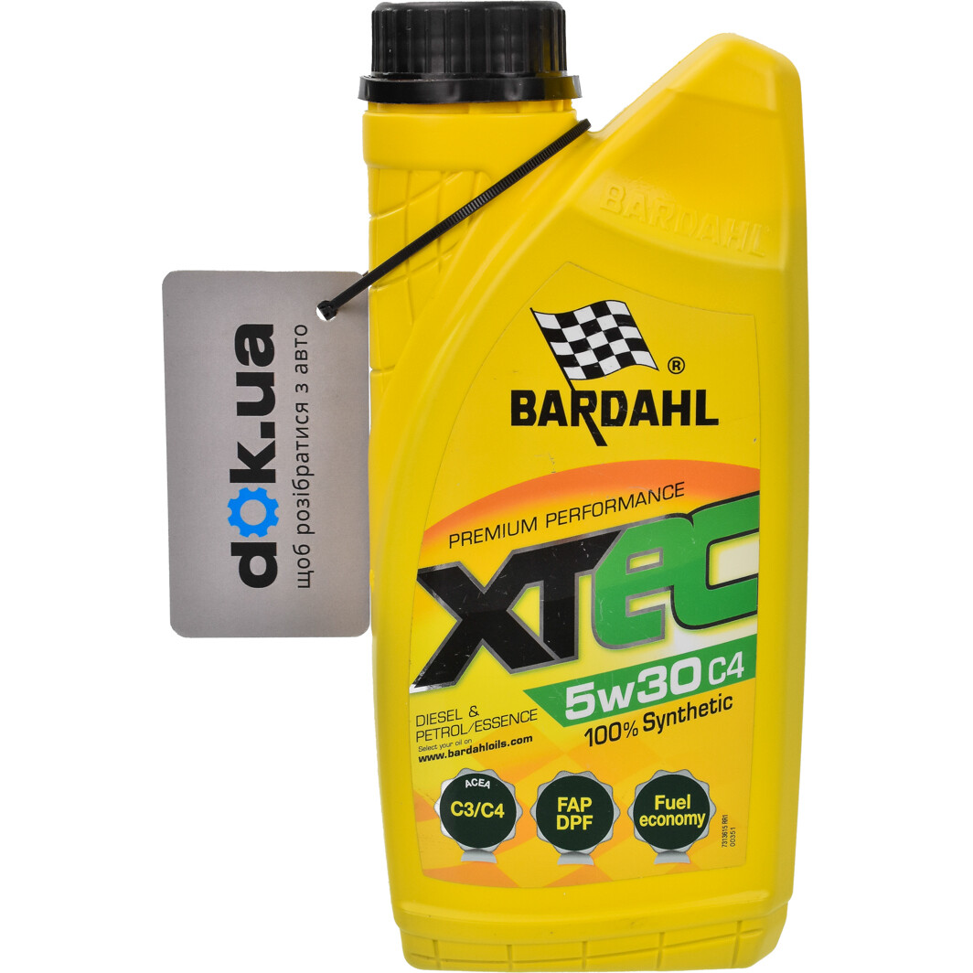Моторное масло Bardahl XTEC C4 5W-30 1 л на Citroen ZX