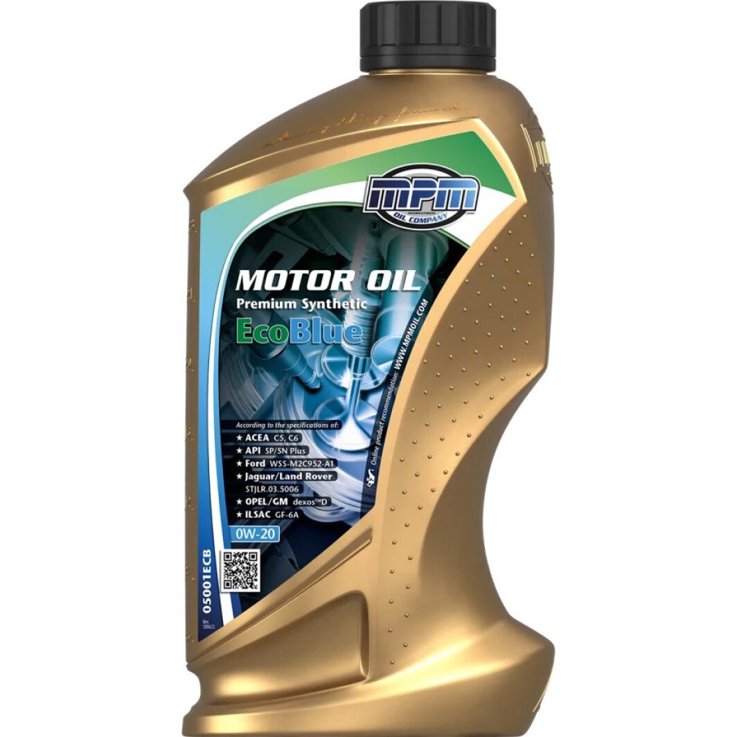 Моторна олива MPM Premium Synthetic EcoBlue 0W-20 1 л на Citroen C5