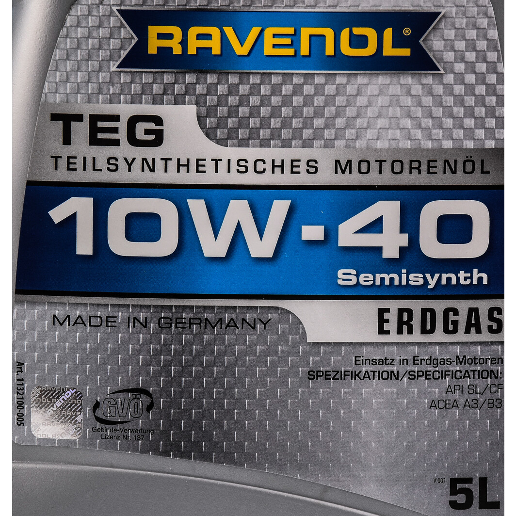 Моторна олива Ravenol TEG 10W-40 5 л на Acura Integra