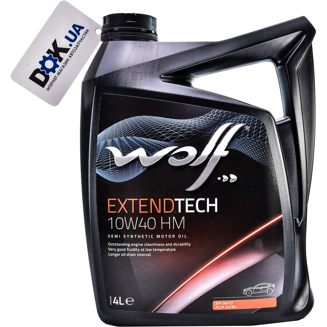 Моторна олива Wolf Extendtech HM 10W-40 4 л на Lexus IS