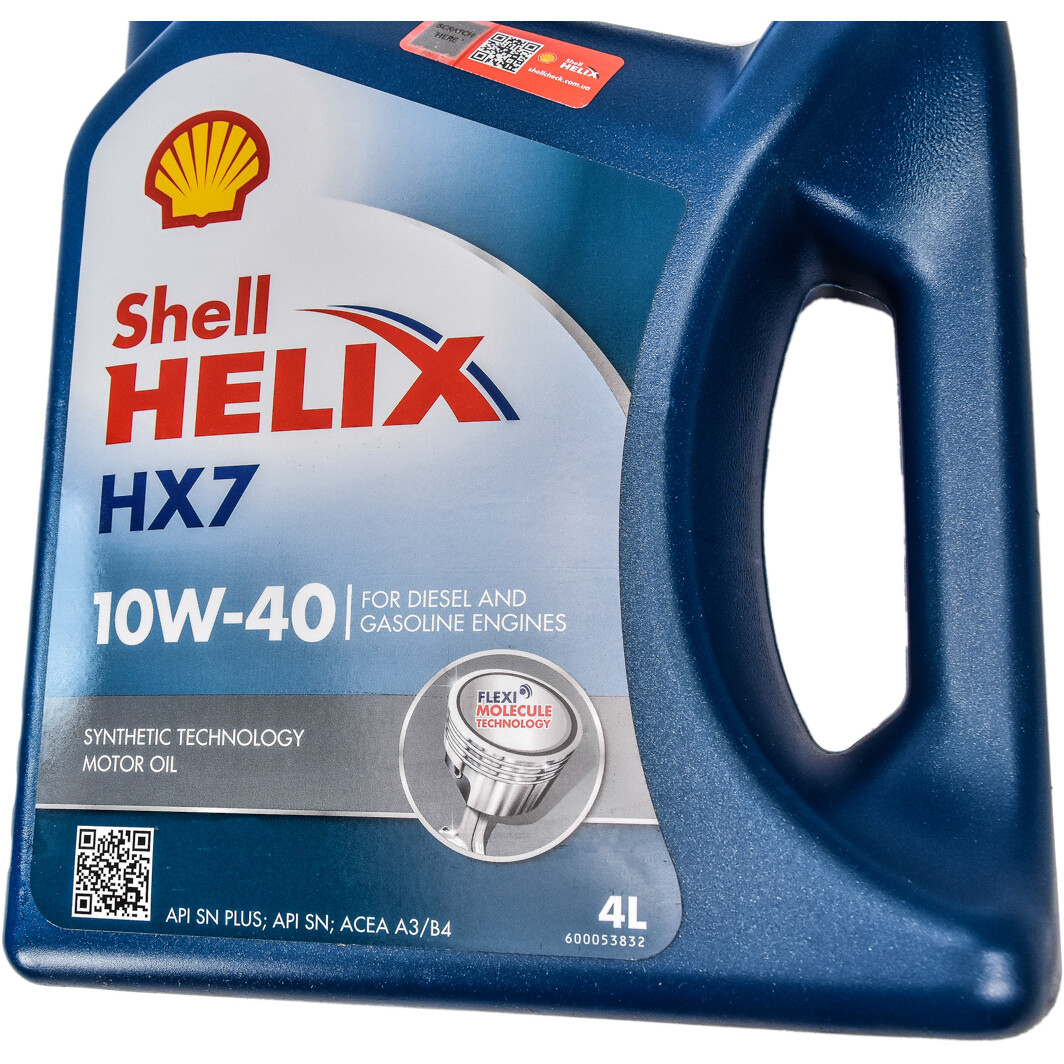 Моторна олива Shell Helix HX7 10W-40 4 л на Peugeot 508