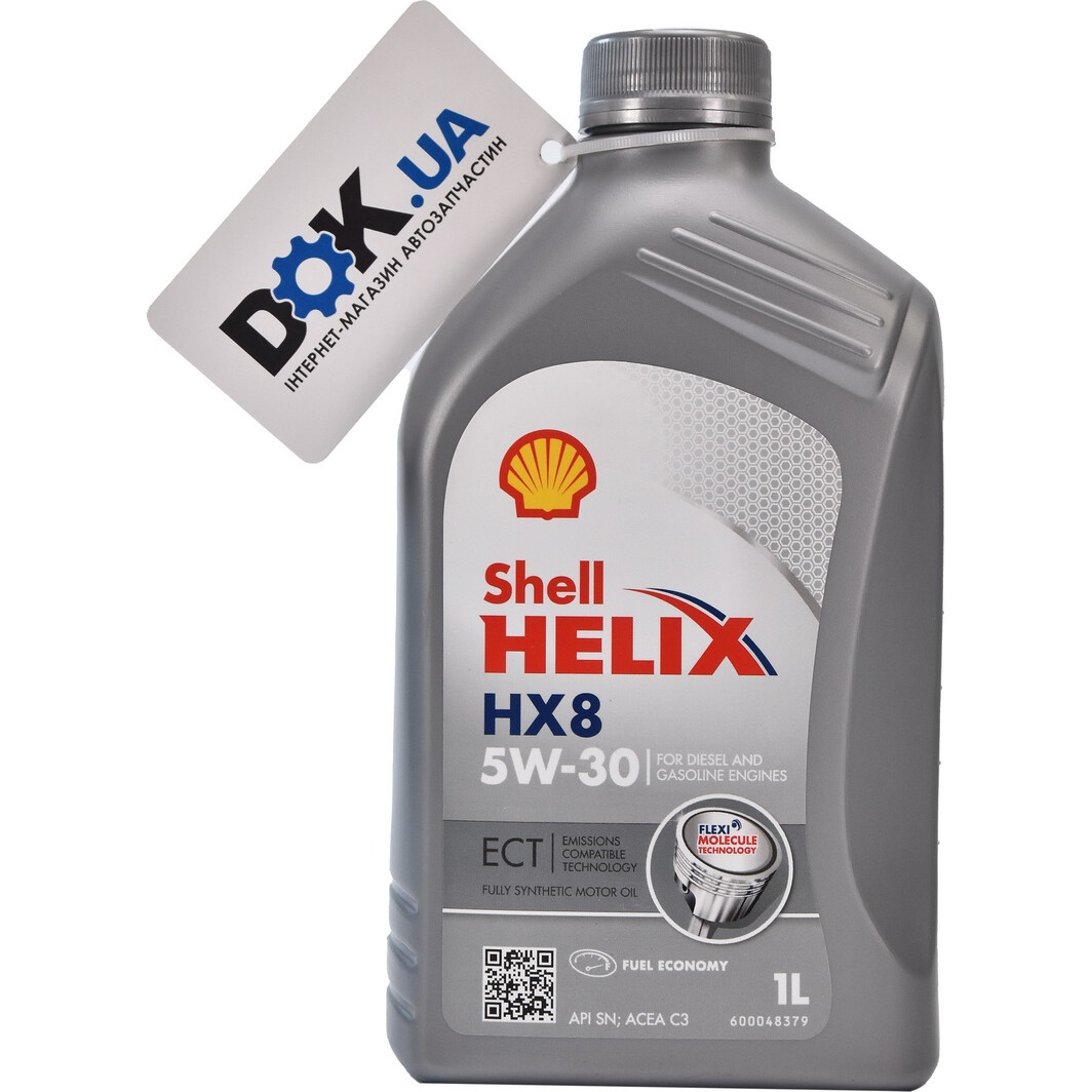 Моторна олива Shell Helix HX8 ECT 5W-30 для Hyundai ix35 1 л на Hyundai ix35
