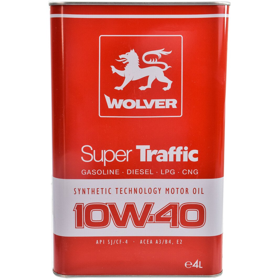 Моторное масло Wolver Super Traffic 10W-40 4 л на Daihatsu Move
