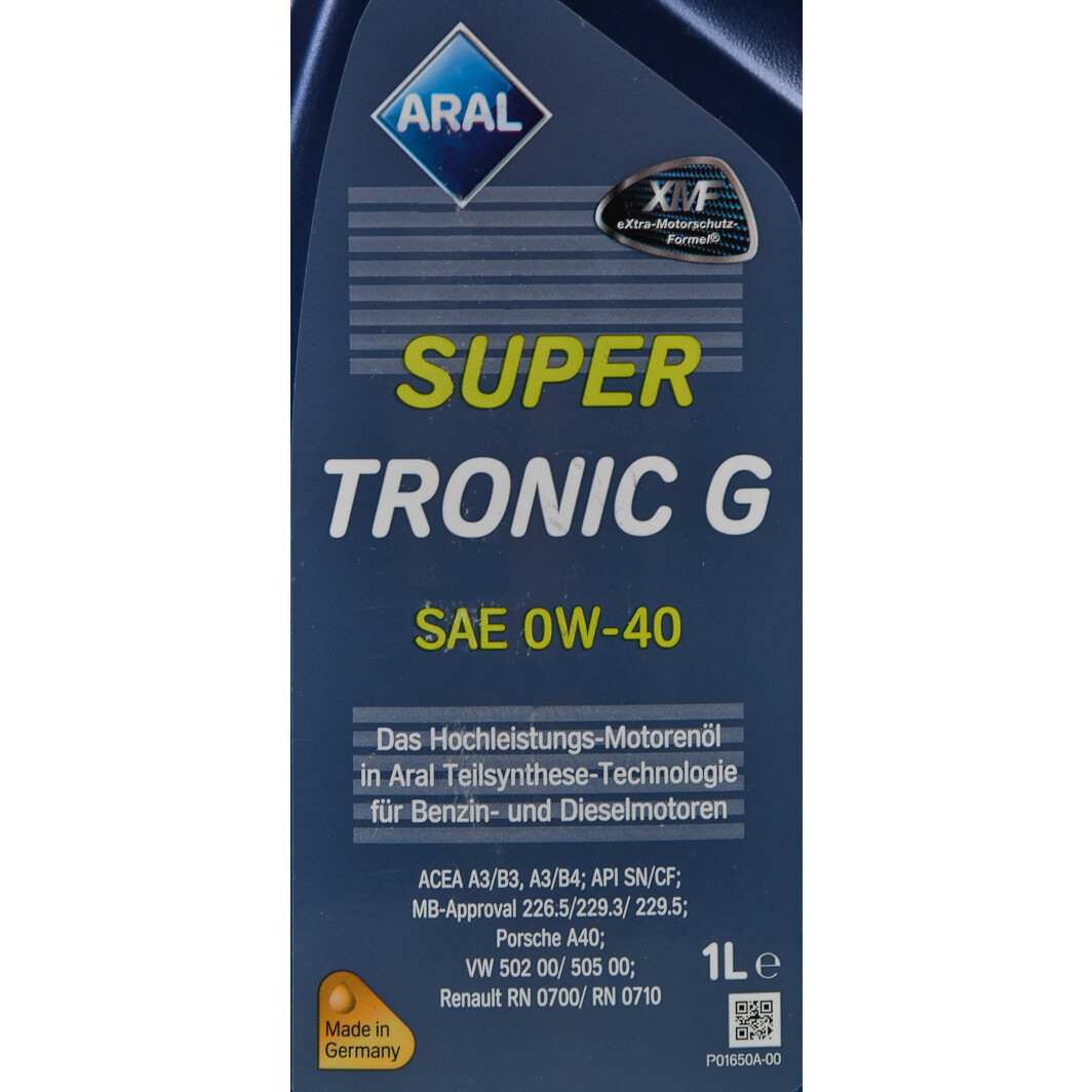 Моторна олива Aral SuperTronic G 0W-40 1 л на Citroen C1