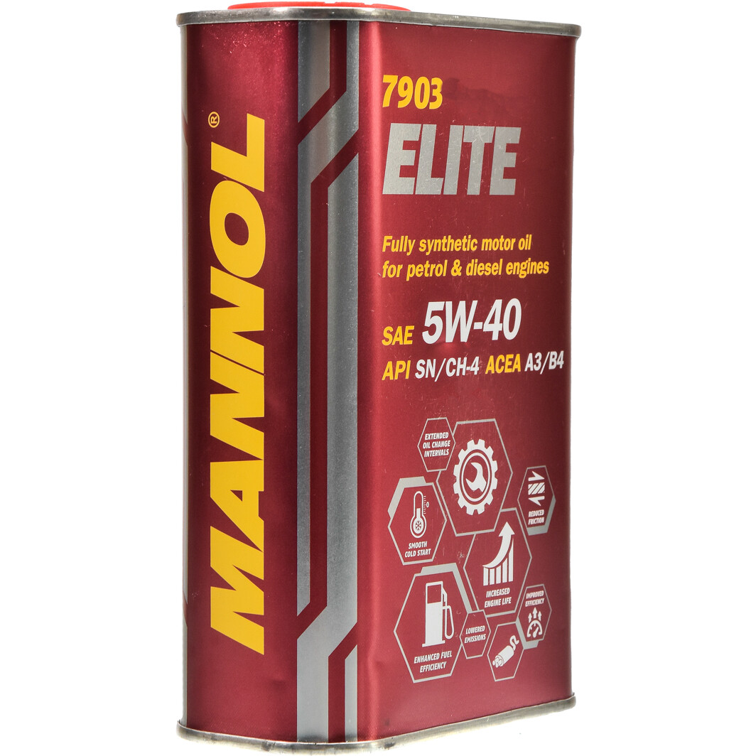Моторное масло Mannol Elite (Metal) 5W-40 1 л на Ford Fusion