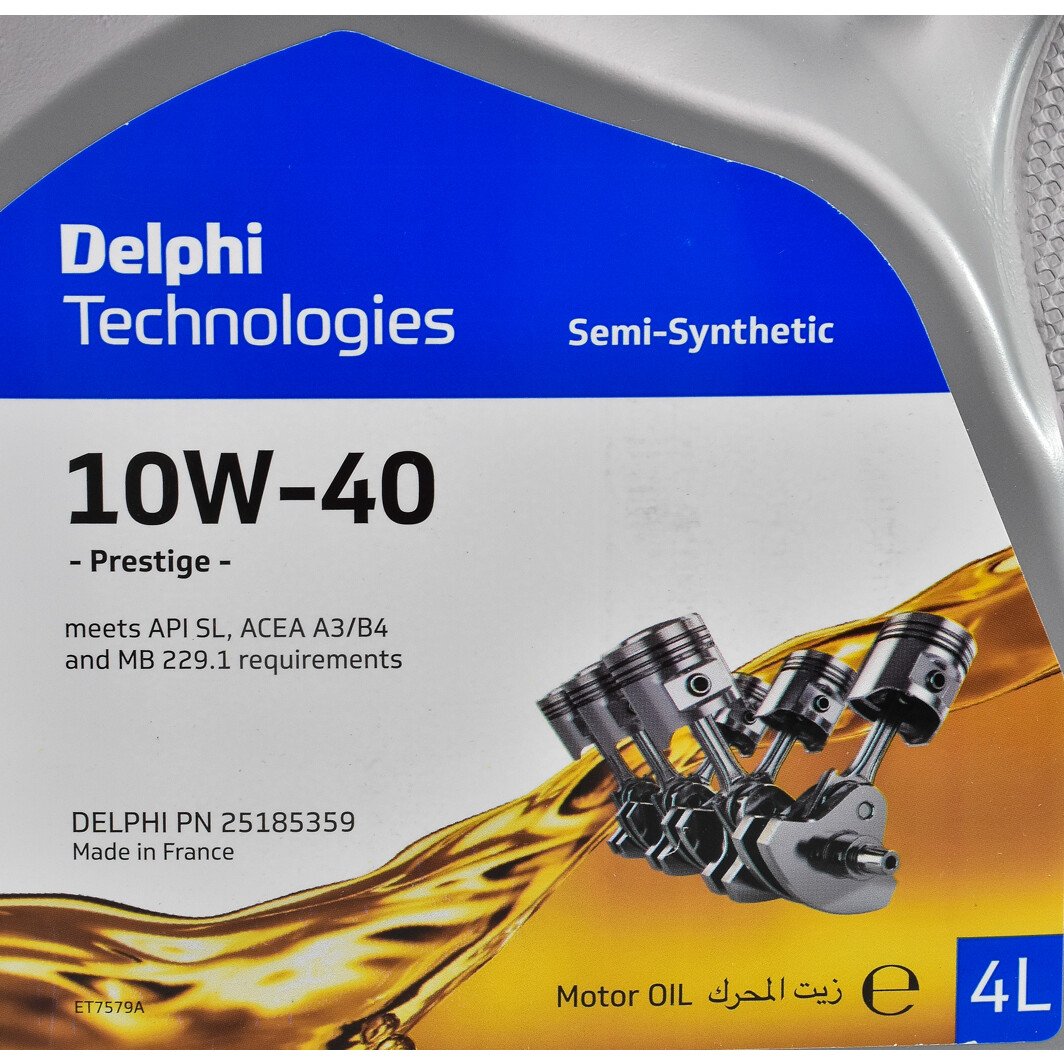Моторное масло Delphi Prestige 10W-40 4 л на Honda Stream