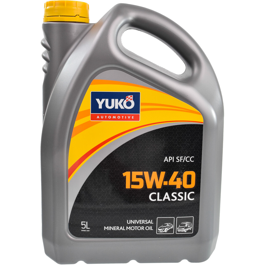 Моторное масло Yuko Classic 15W-40 5 л на Ford EcoSport