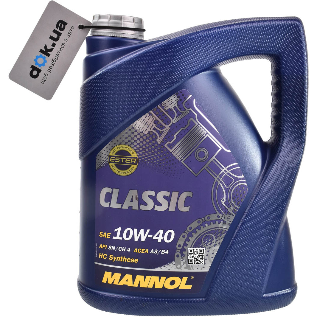 Моторна олива Mannol Classic 10W-40 5 л на Renault Trafic