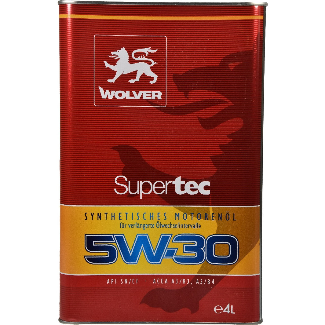 Моторна олива Wolver SuperTec 5W-30 4 л на Subaru Impreza