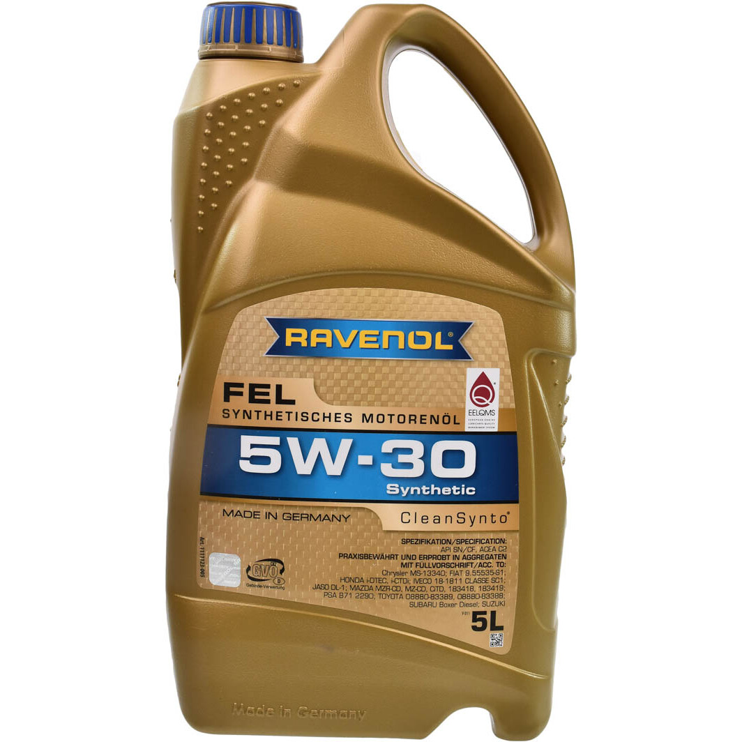 Моторное масло Ravenol FEL 5W-30 5 л на Ford Fusion