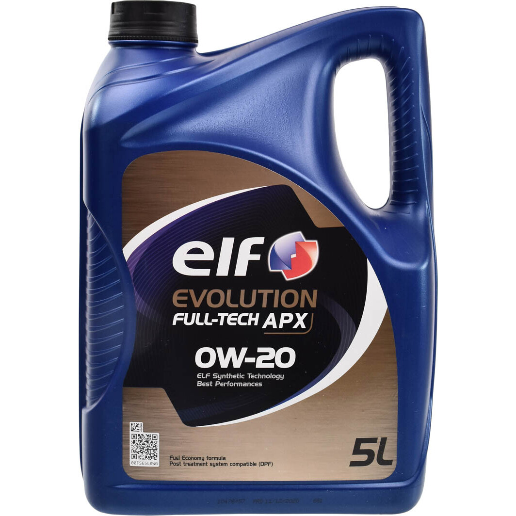 Моторное масло Elf Full-Tech APX 0W-20 на Ford EcoSport