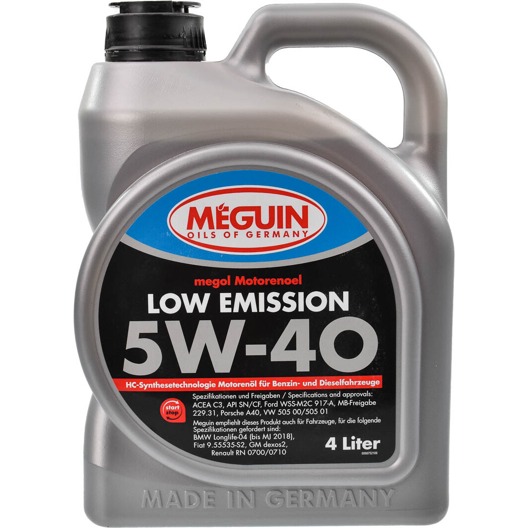 Моторное масло Meguin Low Emission 5W-40 4 л на Honda Stream