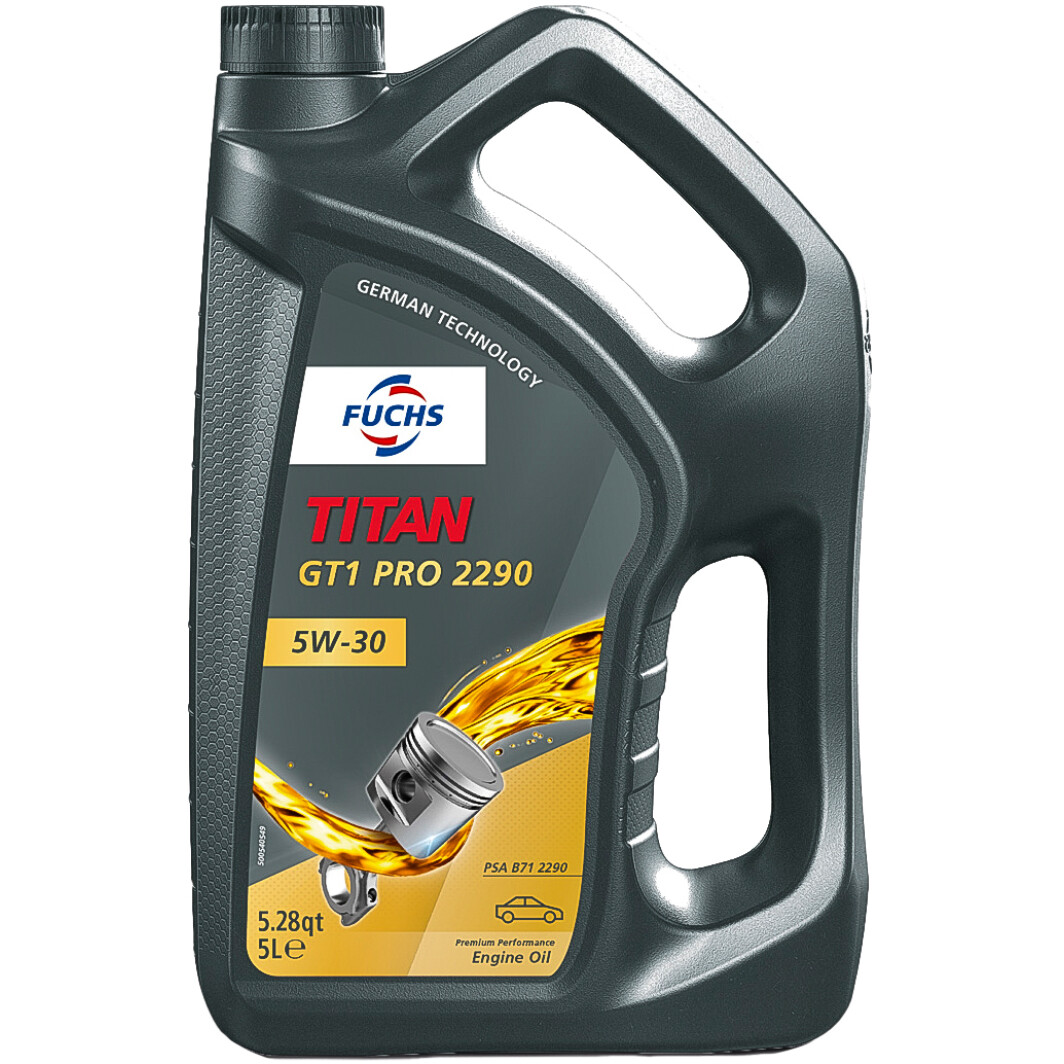Моторное масло Fuchs Titan GT1 Pro 2290 5W-30 5 л на Mazda 3