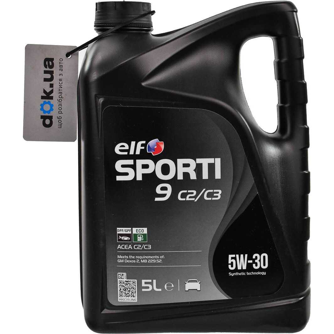 Моторное масло Elf Sporti 9 C2/C3 5W-30 5 л на Suzuki SX4