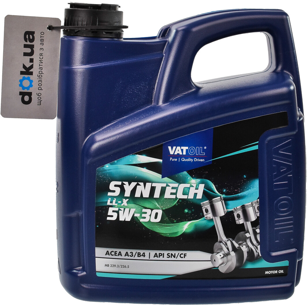 Моторна олива VatOil SynTech LL-X 5W-30 4 л на Mazda Xedos 6