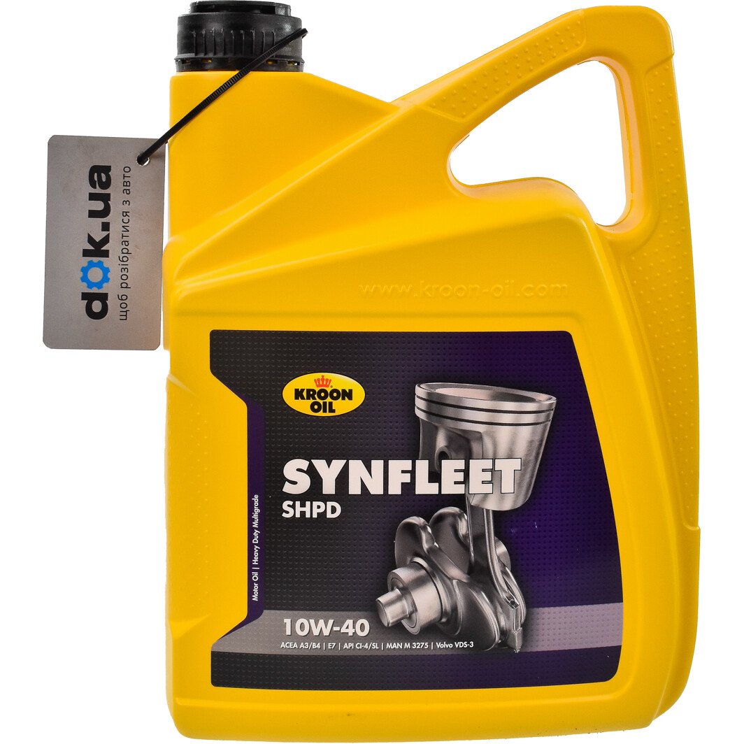 Моторна олива Kroon Oil Synfleet SHPD 10W-40 5 л на Chevrolet Lumina