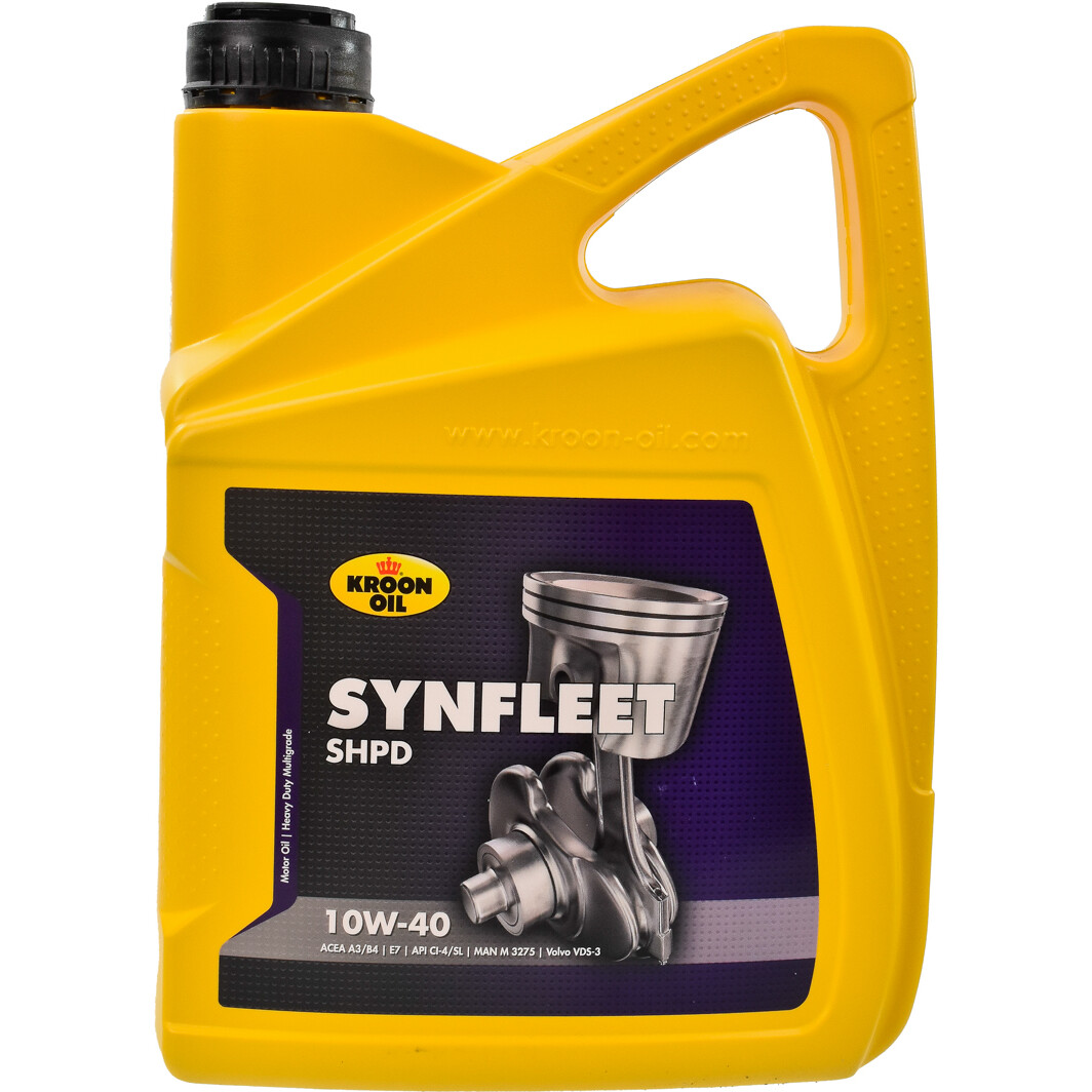 Моторна олива Kroon Oil Synfleet SHPD 10W-40 5 л на Chevrolet Lumina