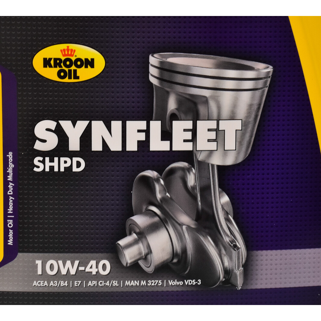 Моторное масло Kroon Oil Synfleet SHPD 10W-40 5 л на Chevrolet Zafira