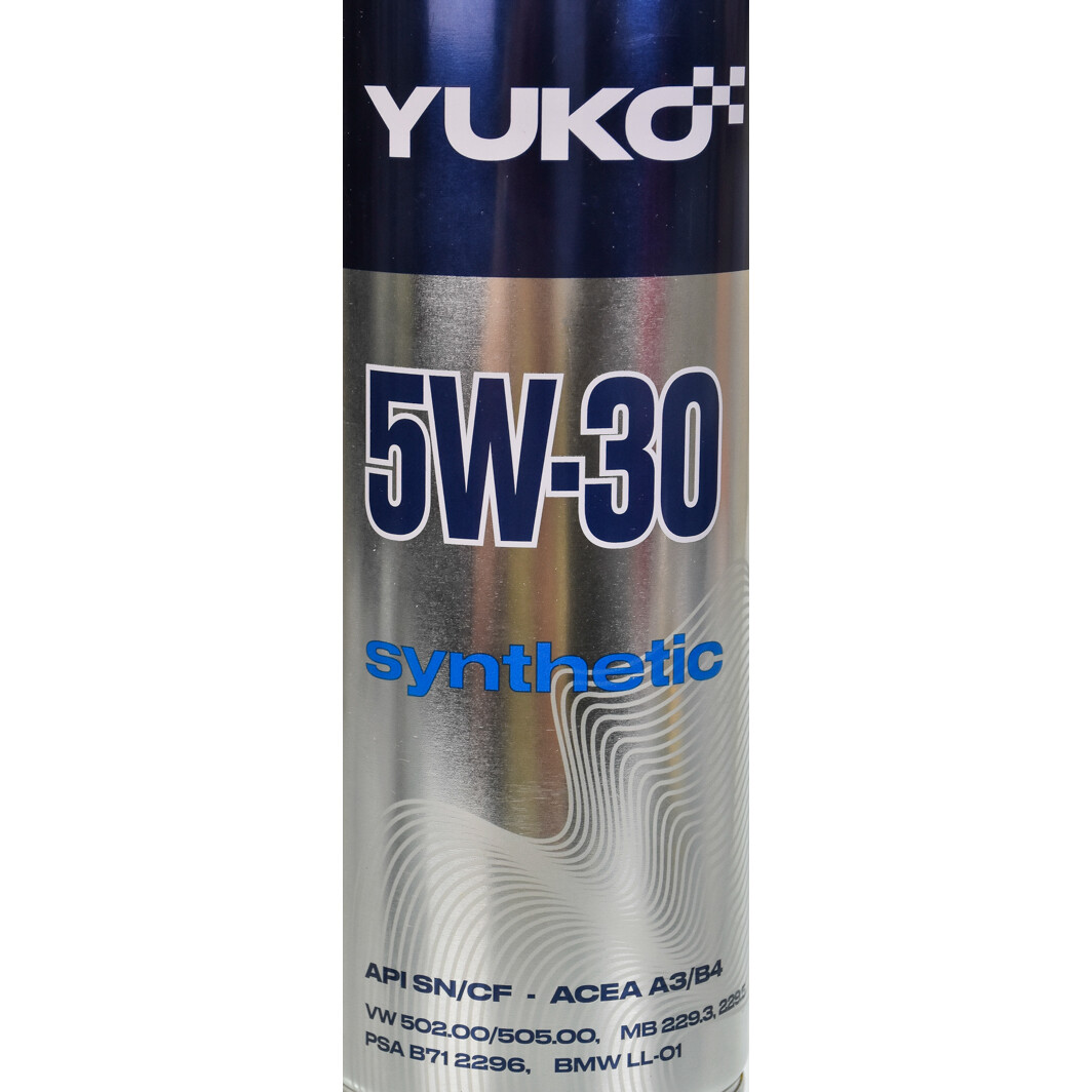 Моторна олива Yuko Synthetic 5W-30 1 л на Peugeot 508