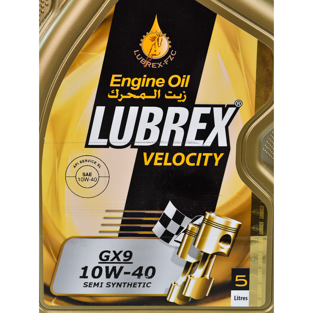 Моторна олива Lubrex Velocity GX9 10W-40 5 л на Chevrolet Cruze