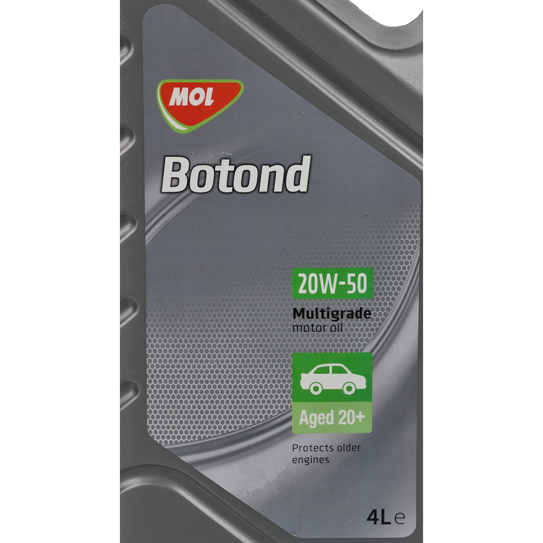 Моторна олива MOL Botond 20W-50 4 л на Chevrolet Astra