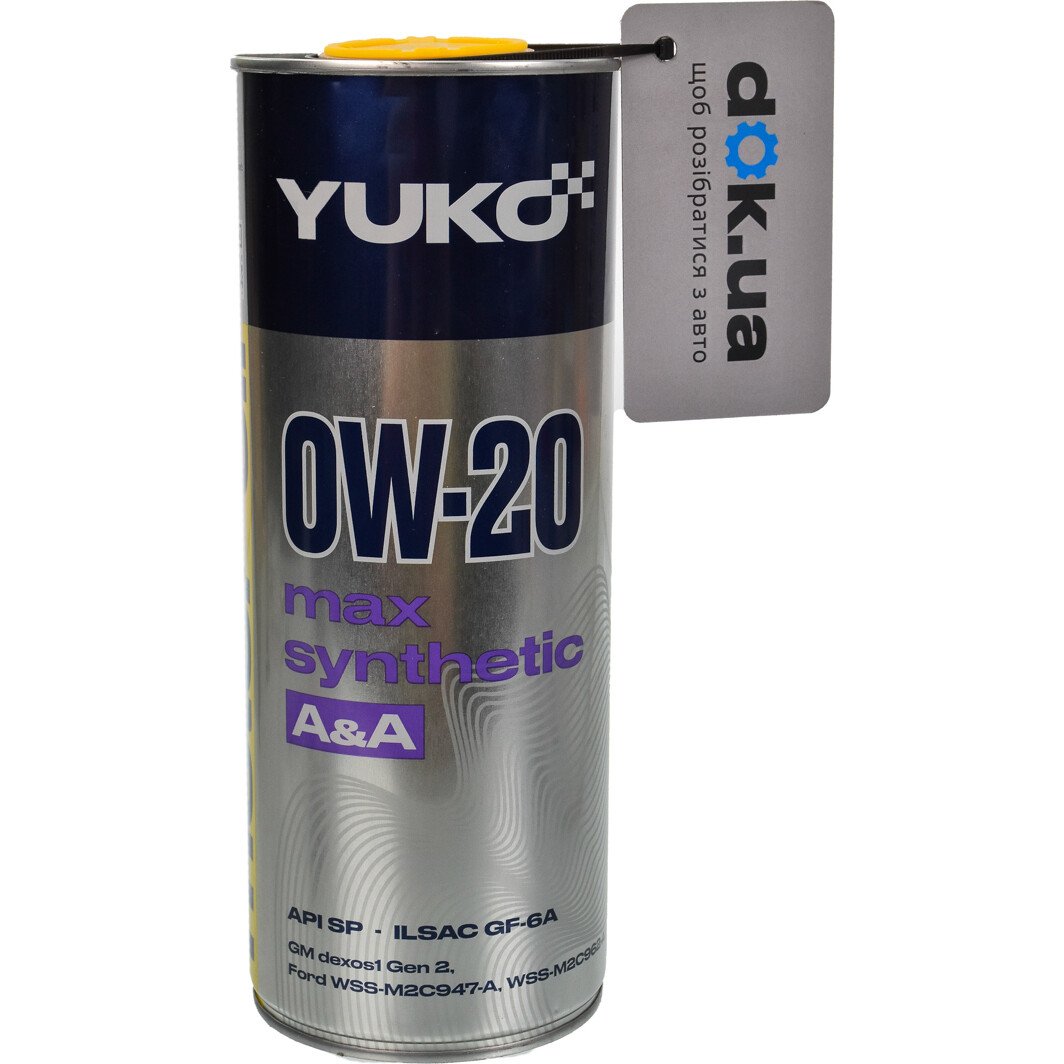 Моторное масло Yuko Max Synthetic 0W-20 1 л на Renault Trafic