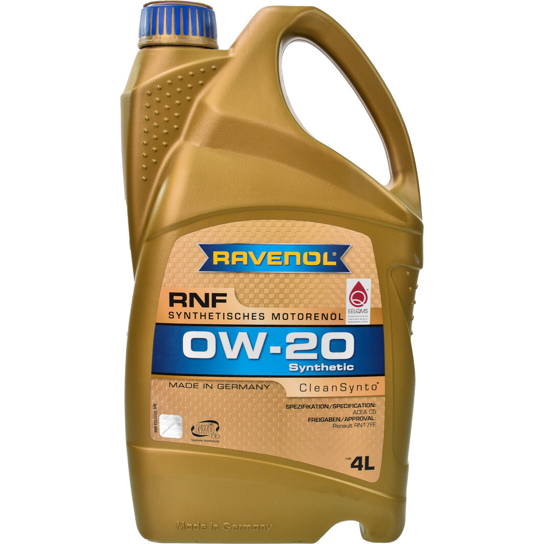 Моторное масло Ravenol RNF 0W-20 4 л на Suzuki Ignis