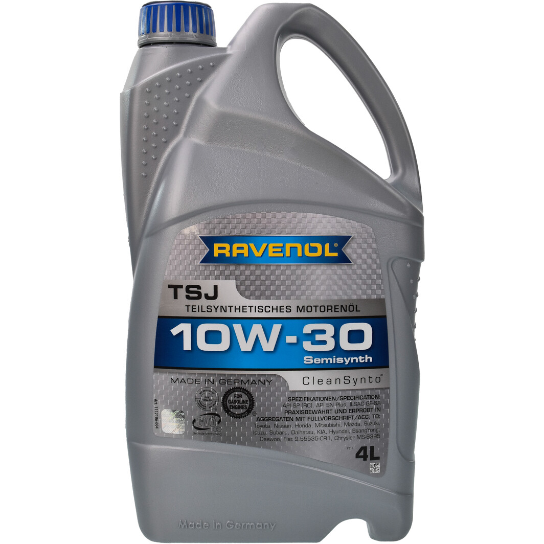 Моторна олива Ravenol TSJ 10W-30 4 л на Renault Fluence