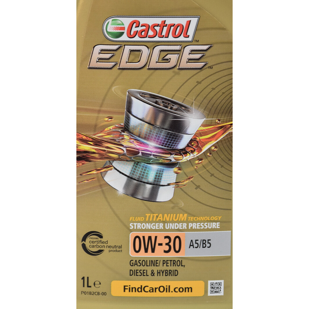 Моторное масло Castrol EDGE A5/B5 0W-30 1 л на Nissan Micra