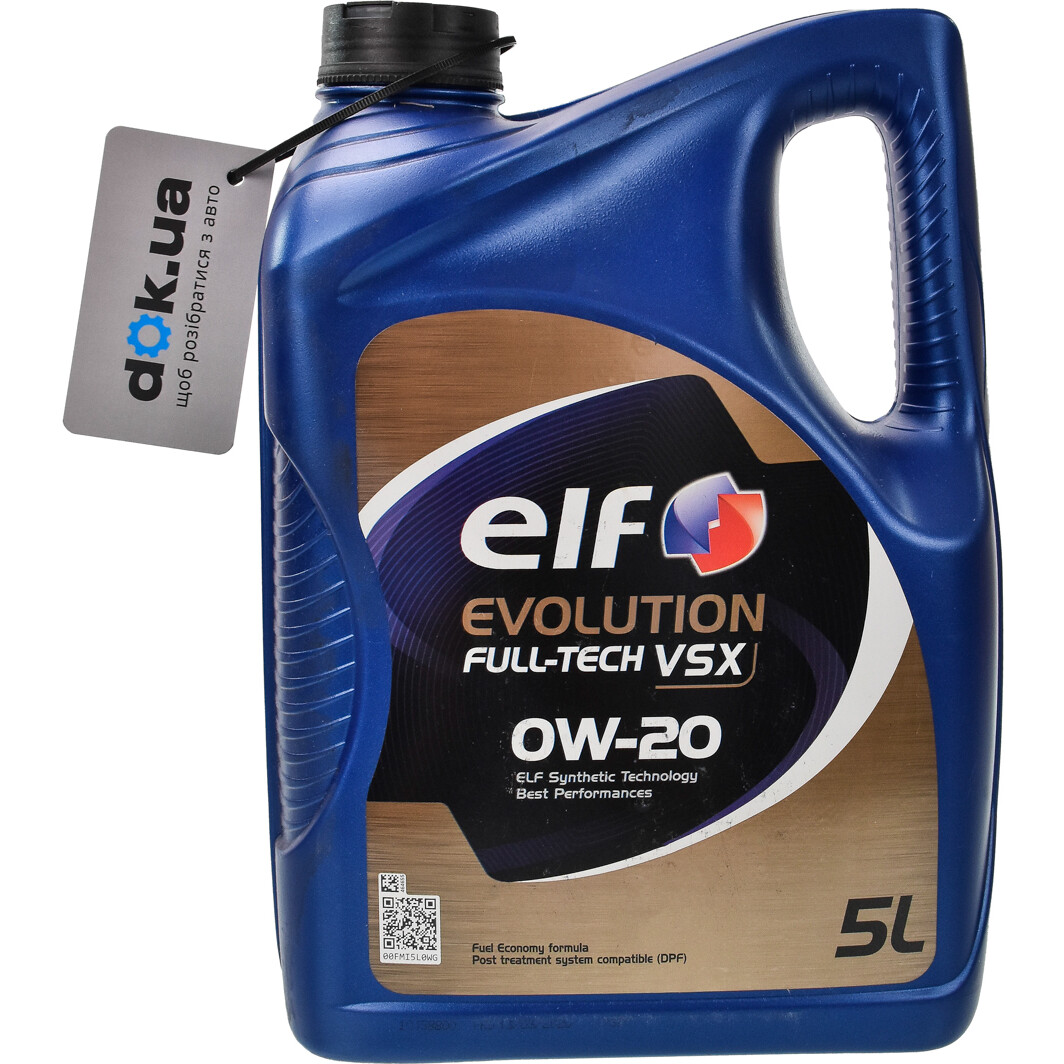 Моторное масло Elf Evolution Full-Tech VSX 0W-20 на Ford Orion