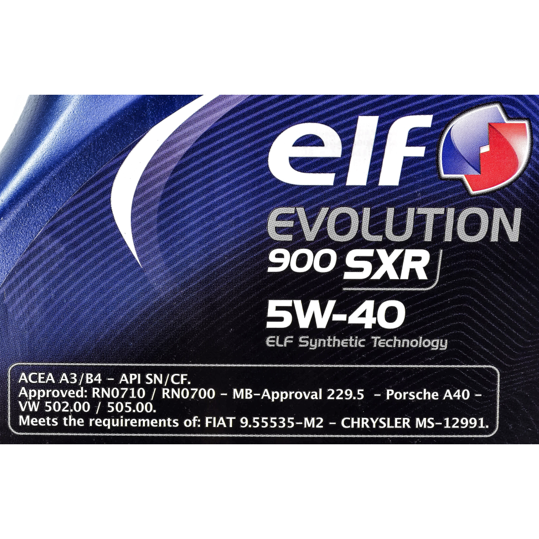 Моторное масло Elf Evolution 900 SXR 5W-40 синтетическое