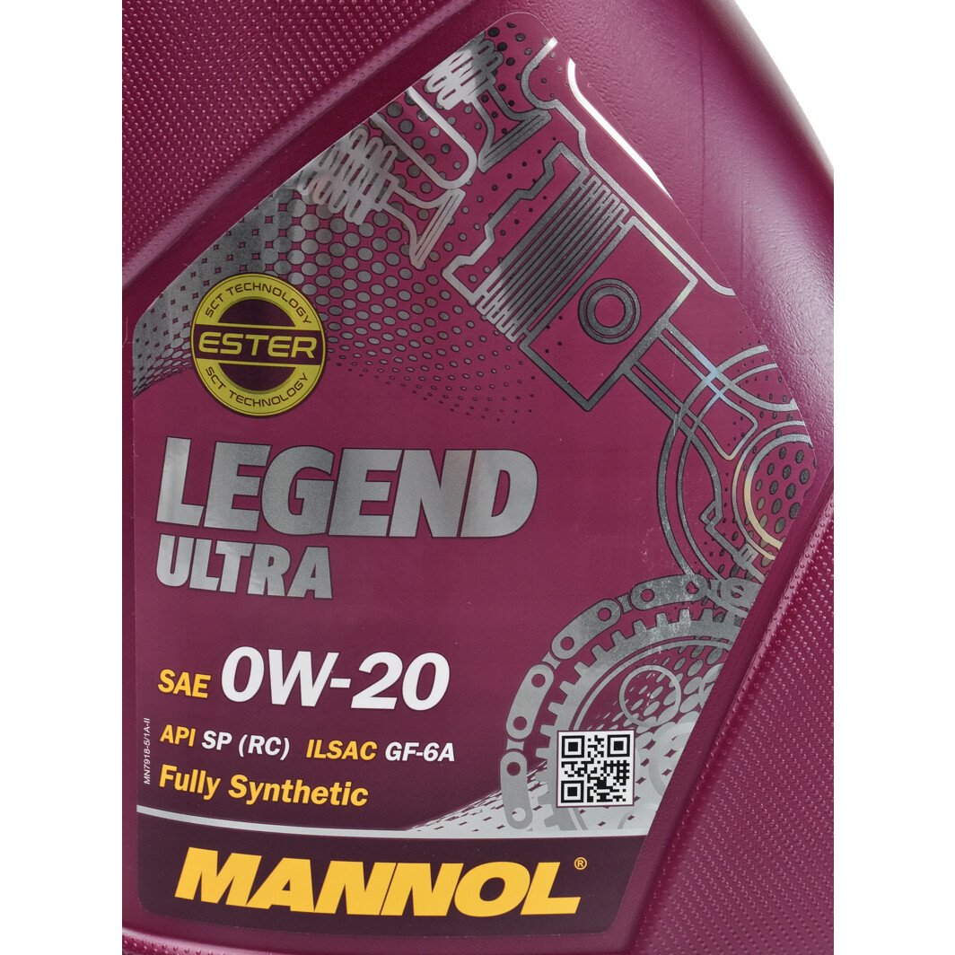Моторное масло Mannol Legend Ultra 0W-20 5 л на Ford Transit Connect