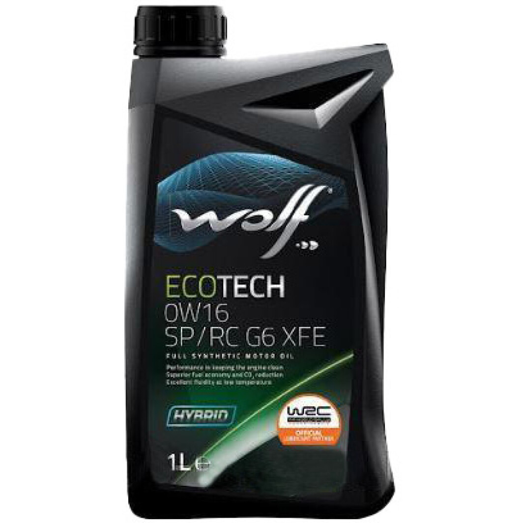 Моторна олива Wolf Ecotech SP/RC G6 XFE 0W-16 1 л на Lexus RX