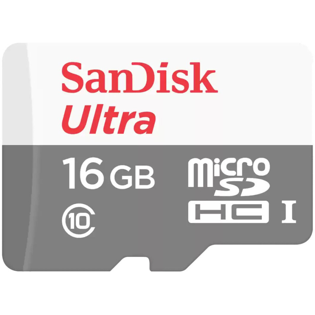 Карта памяти SanDisk Ultra Light microSDHC 16 ГБ