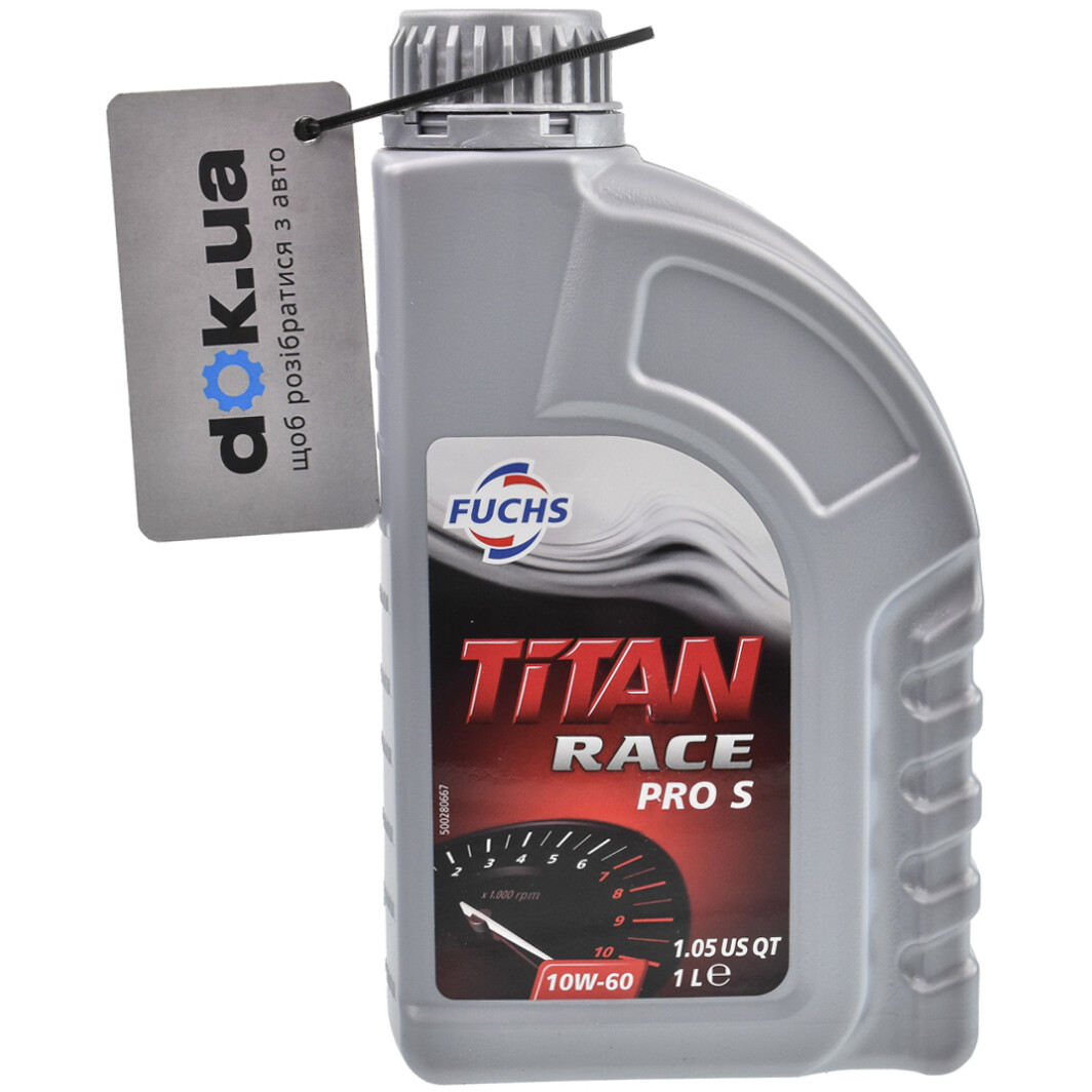 Fuchs Titan Race Pro S 10W-60 (1 л) моторное масло 1 л