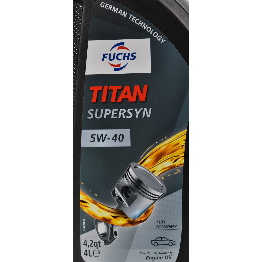 Моторна олива Fuchs Titan Supersyn 5W-40 4 л на Mazda MX-5