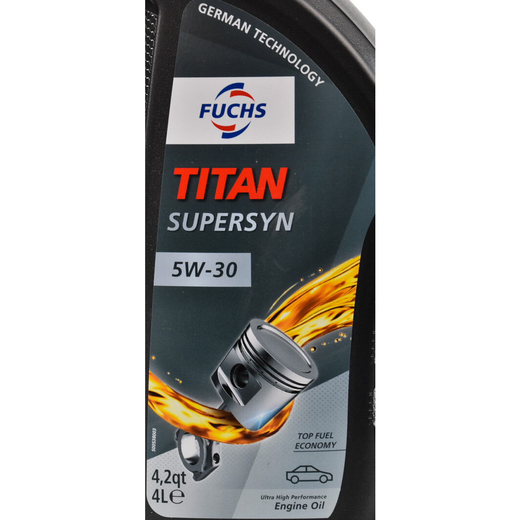 Моторна олива Fuchs Titan Supersyn 5W-30 4 л на Citroen C6