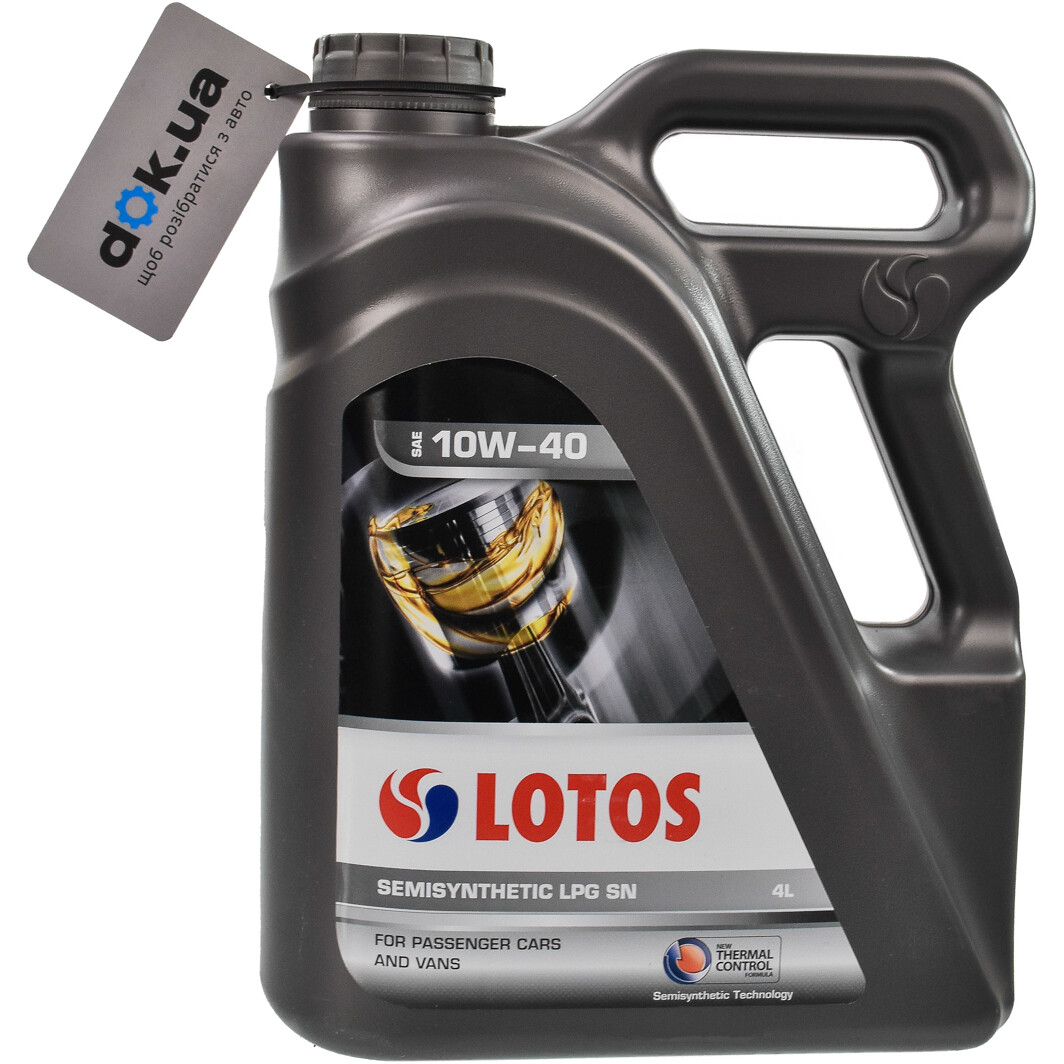 Моторное масло LOTOS Semisynthetic LPG 10W-40 4 л на Ford Mustang