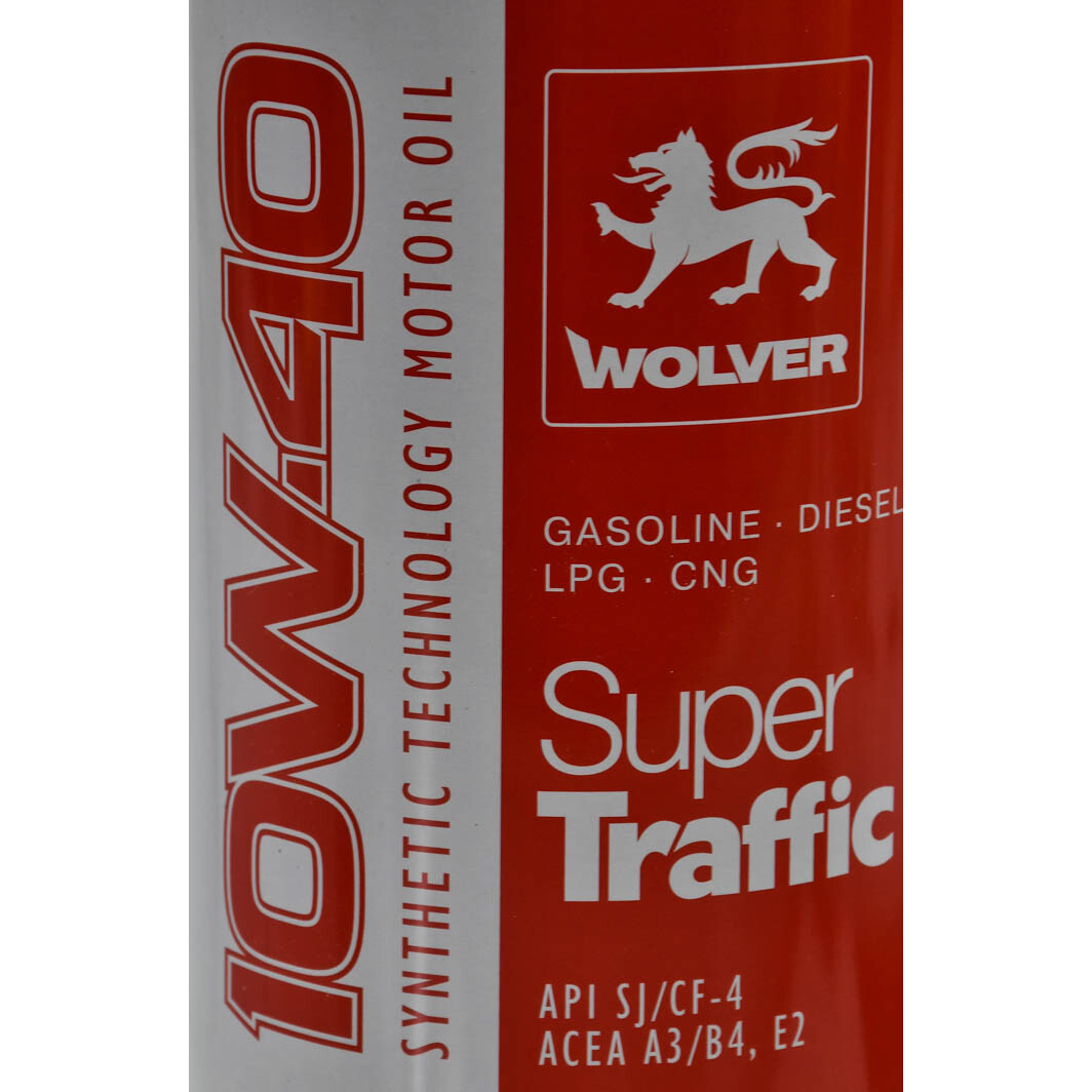 Моторное масло Wolver Super Traffic 10W-40 1 л на Chevrolet Cruze