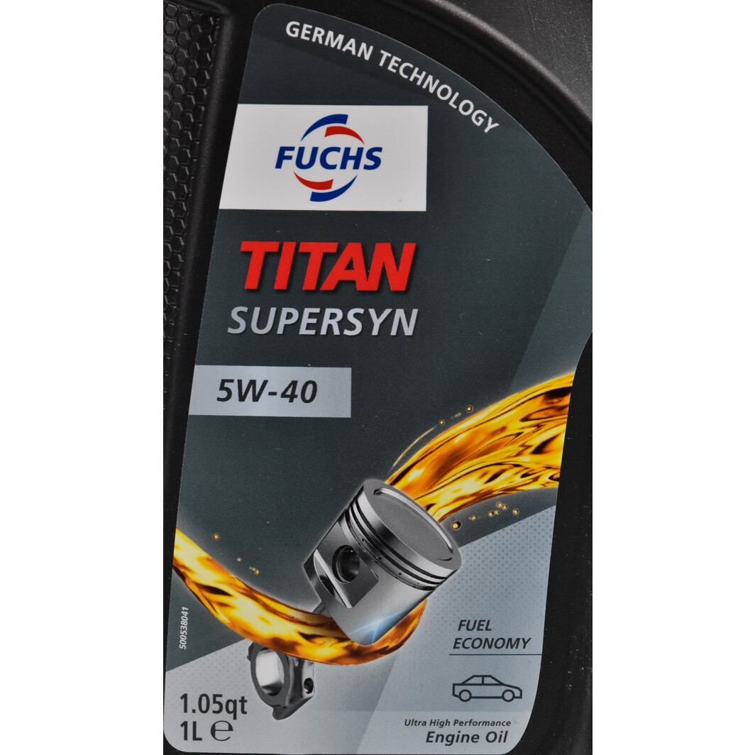 Моторное масло Fuchs Titan Supersyn 5W-40 для Renault Megane 1 л на Renault Megane