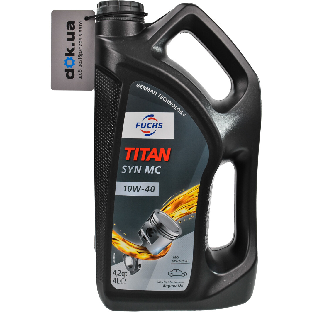 Моторна олива Fuchs Titan Syn MC 10W-40 4 л на Mercedes C-Class