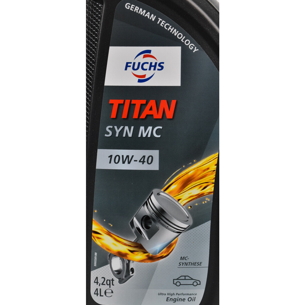 Моторное масло Fuchs Titan Syn MC 10W-40 4 л на Dodge Caliber
