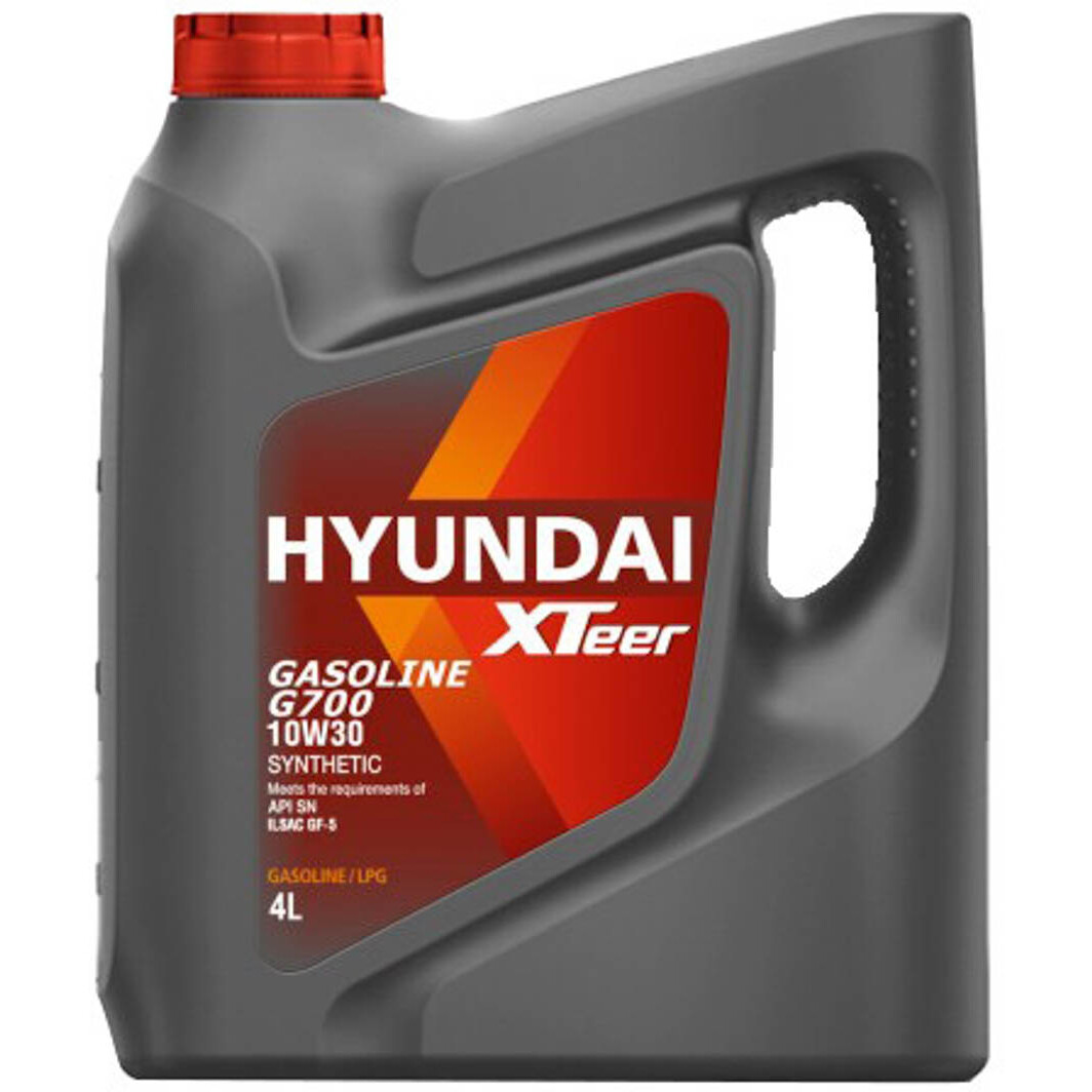 Моторное масло Hyundai XTeer Gasoline G700 10W-30 4 л на Toyota Yaris
