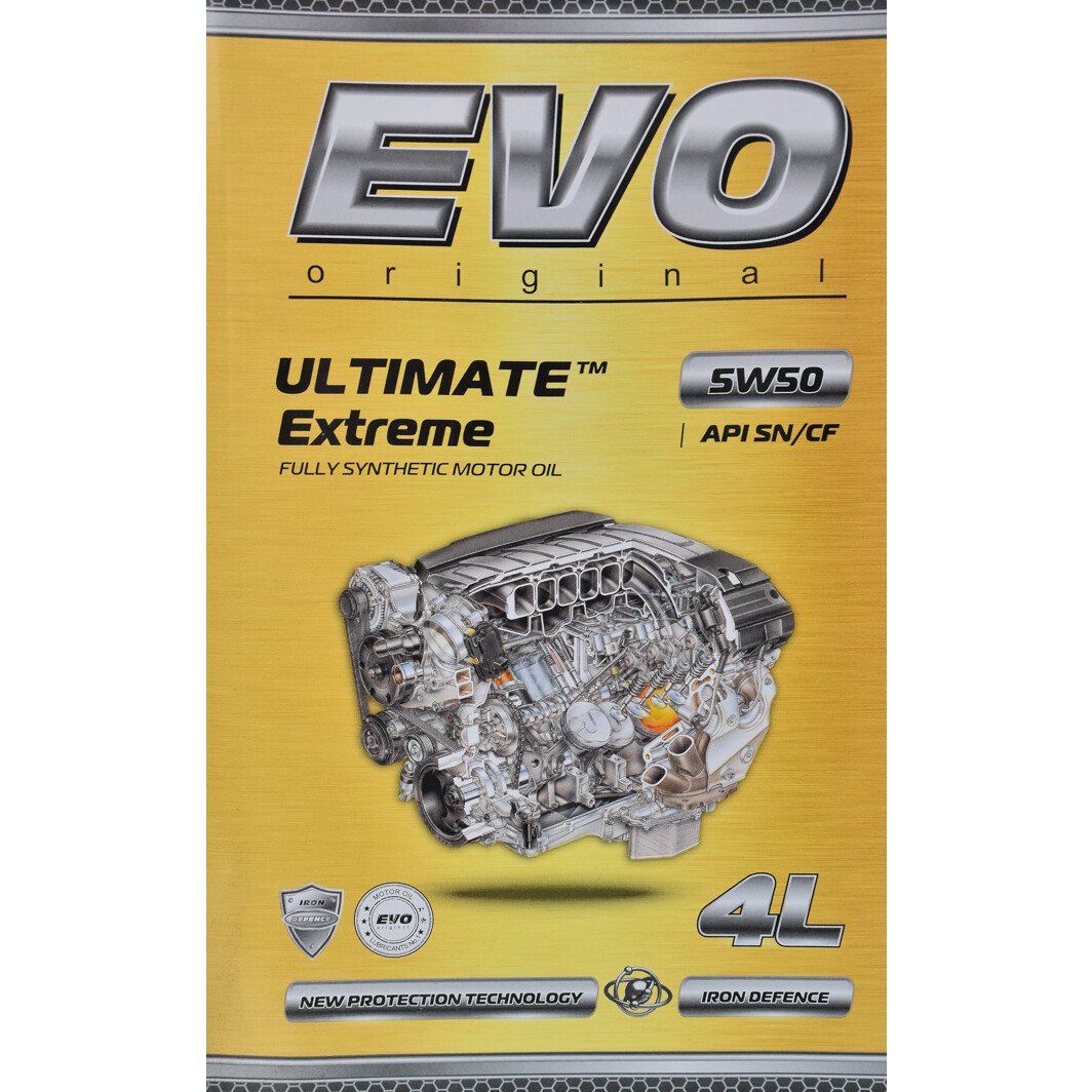 Моторна олива EVO Ultimate Extreme 5W-50 4 л на Peugeot 4008