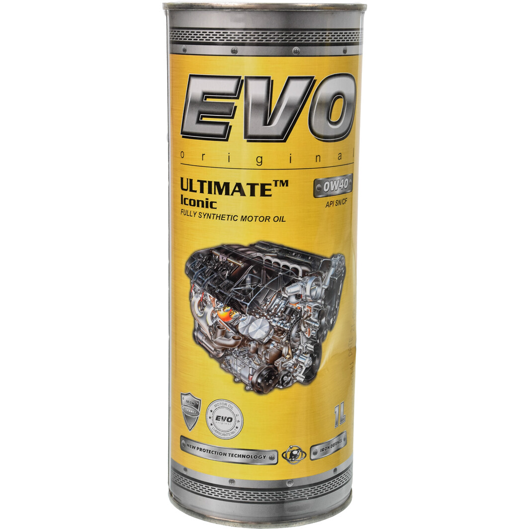 Моторное масло EVO Ultimate Iconic 0W-40 1 л на Kia Soul